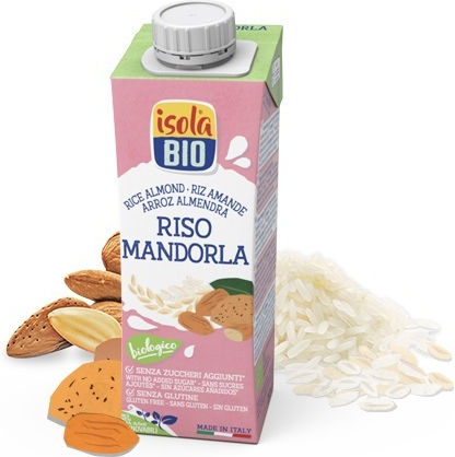 Isola BIO Bio-Produkt Gemischte Getränke Reis mit Mandel Ohne Zuckerzusatz 250ml