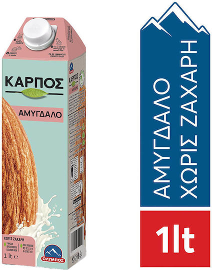 Olympos Organic Almond Drink No Added Sugar 1000ml