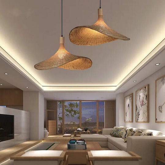 VenCore Pendant Light Boho Grid with Socket E27 53x53x30cm