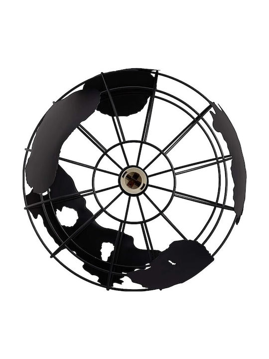 VenCore Pendant Light Black Grid with Socket E27 30x30x30cm