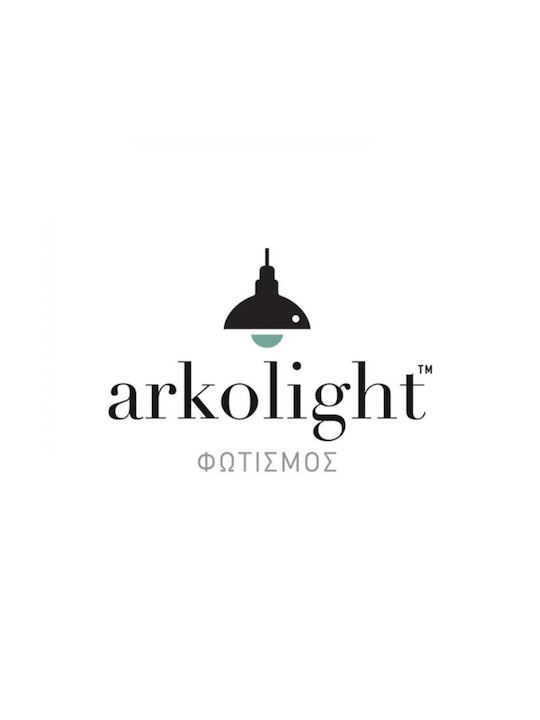 ArkoLight Pendant Light Turquoise with Socket E27 33x34cm