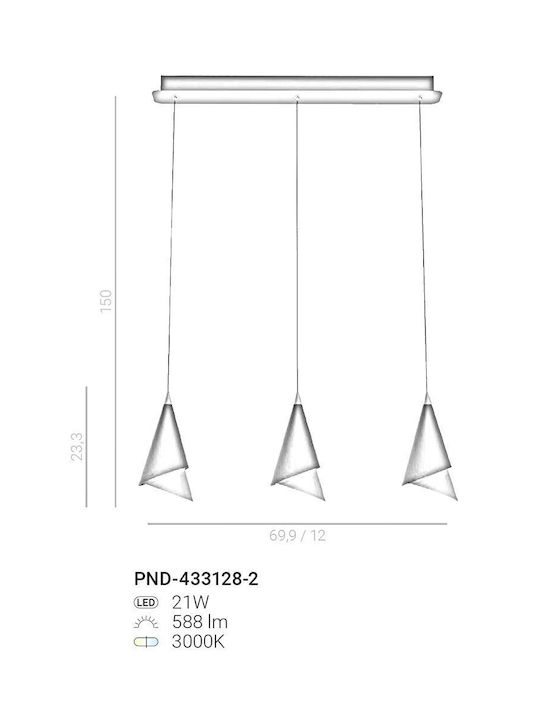 Italux Pendant Light Black