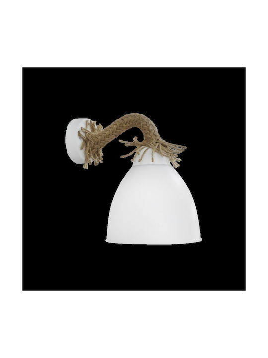 Heronia UT-25ΑΡ 90° OVO ROPE UT-WH Φωτιστικό Τοίχου Λευκό 14x19εκ. Heronia UT-25ΑΡ 90° OVO ROPE UT-WH Φωτιστικό Τοίχου Λευκό 14x19εκ.