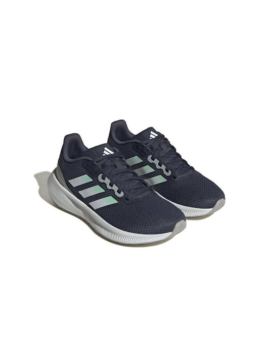 Runfalcon 3 Sport Shoes Running Shadow Navy / Pulse Mint / Silver Metallic