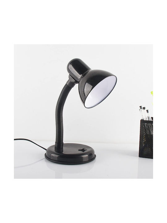 VenCore Office Lamp with Flexible Arm for Socket E27 in Black Color