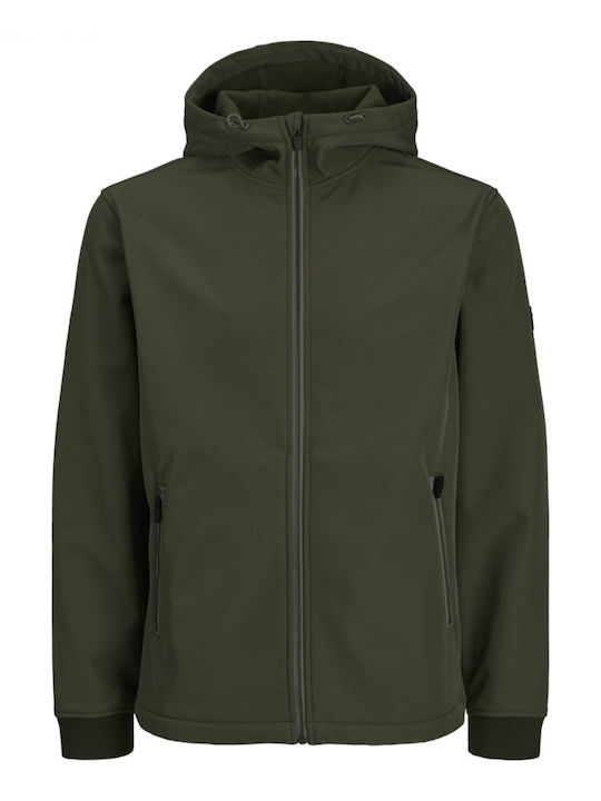 Χειμωνιάτικο Μπουφάν Softshell Αδιάβροχο και Αντιανεμικό Κυπαρίσσι