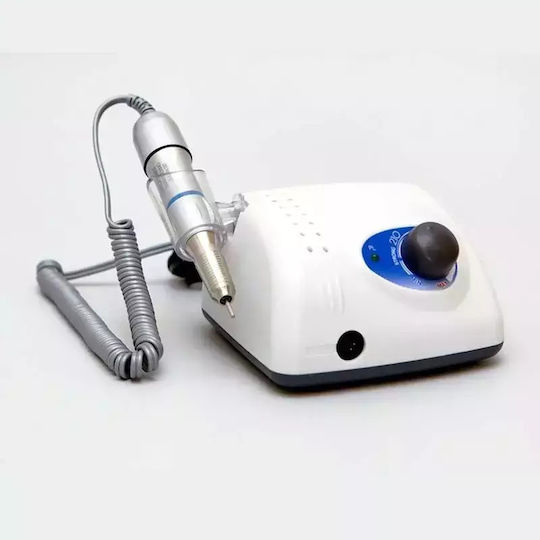 Saeshin Strong 210 Nail Drill Power 65W White with Pedal with 35000 Rotations per Minute