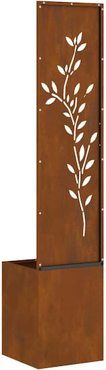 vidaXL Pot Metallic Sk Rusty 32x140x140cm.