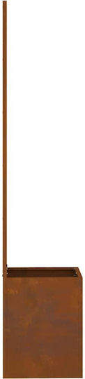 vidaXL Γλάστρα Μεταλλική Rusty 32x140x140εκ.