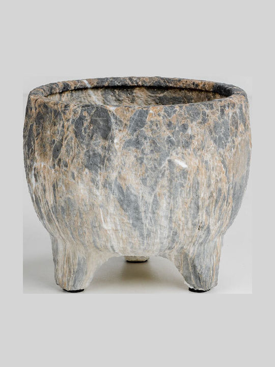 InTheBox Planter Ceramic Gray 20x20x18cm.