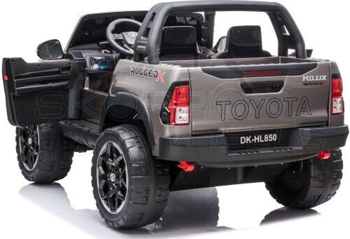 Toyota Hilux Διθέσιο με Τηλεκοντρόλ Licensed 24 Volt Γκρι