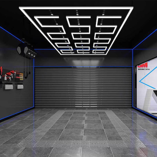 VenCore Panou LED Putere 552W cu Alb Rece Lumini