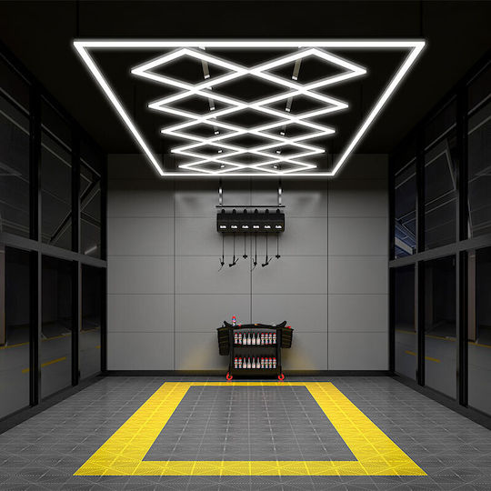 VenCore LED Panel 512W με Ψυχρό Λευκό Φως 6500K