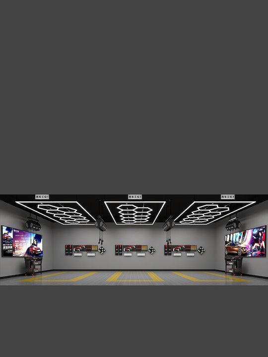 VenCore Panou LED Putere 886W cu Alb Rece Lumini