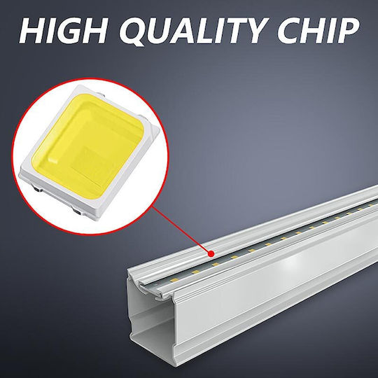 VenCore LED Panel 680W με Ψυχρό Λευκό Φως 6500K
