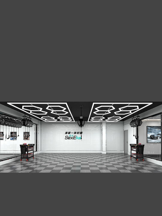 VenCore Panou LED Putere 456W cu Alb Rece Lumini
