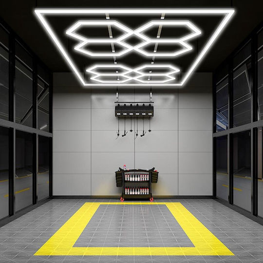VenCore LED Panel 456W με Ψυχρό Λευκό Φως 6500K