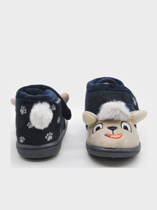 Kids Slippers Boots Blue