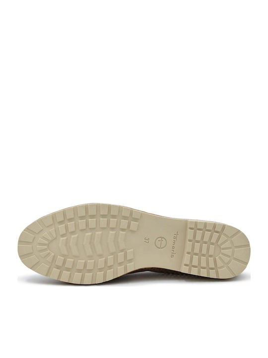 Leather Women's Loafers Bronze