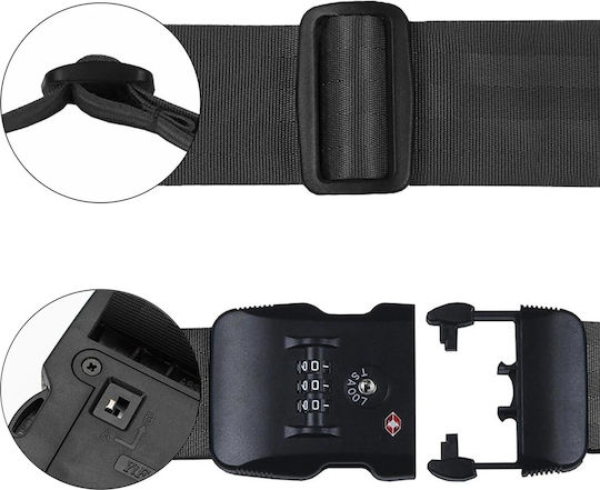Home Use Curea pentru bagaje Negru