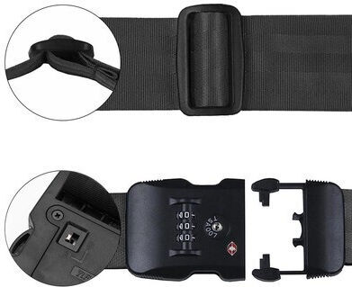 Home Use Curea pentru bagaje Negru