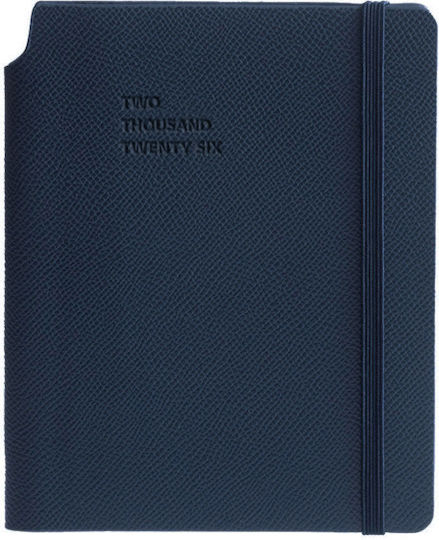 Type Center Pen Soft Εβδομαδιαιο Ημερολογιο Α6 Pocket-size 10.5 X 14.8 2026 Navy Blue