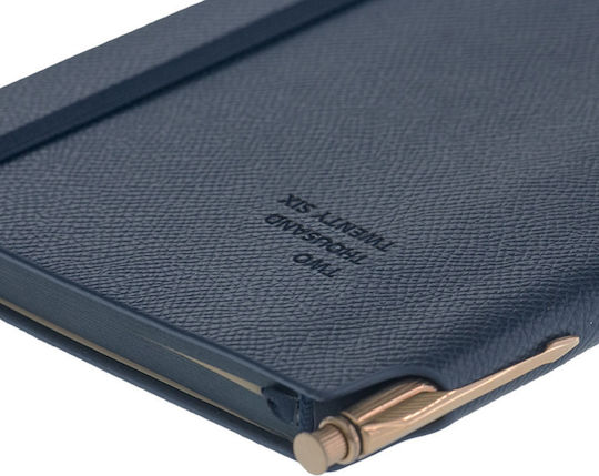 Type Center Pen Soft Εβδομαδιαιο Ημερολογιο Α6 Pocket-size 10.5 X 14.8 2026 Navy Blue
