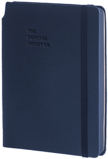 Type Center Pen Soft Εβδομαδιαιο Ημερολογιο Α6 Pocket-size 10.5 X 14.8 2026 Navy Blue