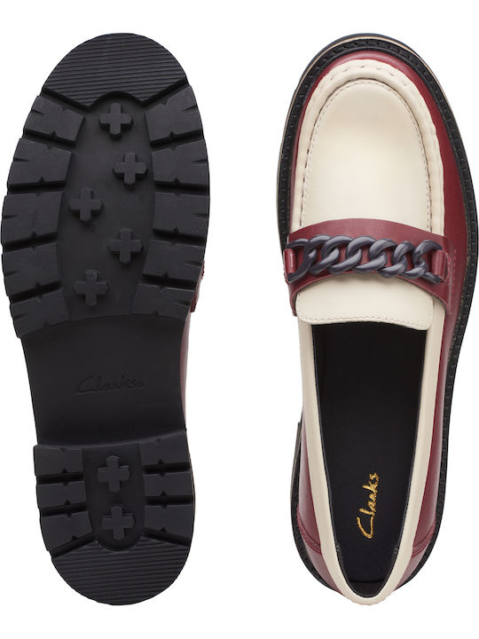 Orianna Edge Damen Mokassins in Burgundisch Farbe