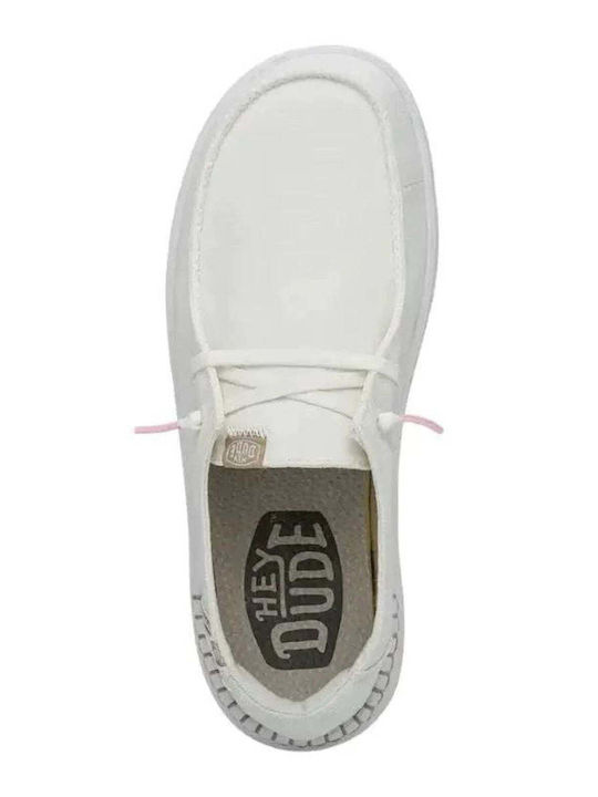 Wendy Rise Γυναικεία Loafers σε Λευκό Χρώμα