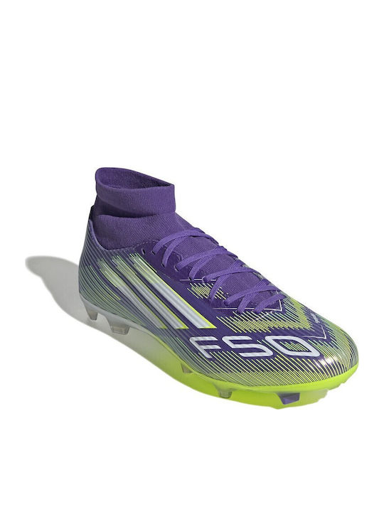 adidas League Football Shoes with Cleats Purple adidas League Football Shoes with Cleats Purple