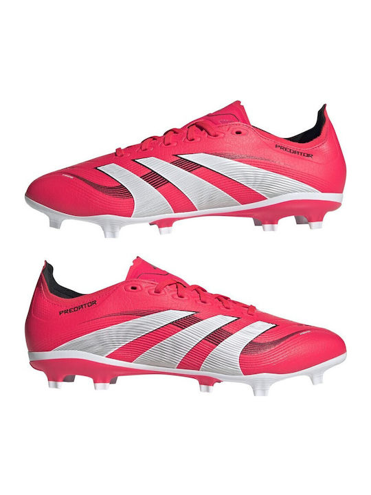 adidas Predator League Fußballschuhe mit Stollen Weiß