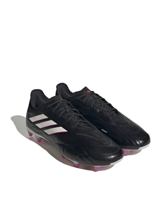 adidas Copa Pure.2 FG Football Shoes with Cleats Core Black / Zero Metallic / Team Shock Pink adidas Copa Pure.2 FG Football Shoes with Cleats Core Black / Zero Metallic / Team Shock Pink
