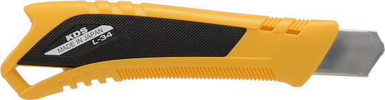 18mm Kds L-35ye Twist Lock Yellow Utility Knife 1x Blade