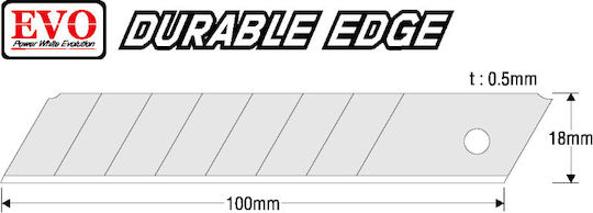 18mm Kds Lc-405f Orange Snap-Off Knife 3x Blades