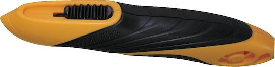 Kds Sa-11b Safety Master Yellow Utility Knife 2x Black Trapezoid Blades
