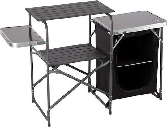 Nils Aluminum Camping Cupboard Foldable Gray