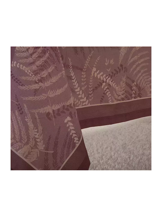 Nef-Nef Homeware Tablecloth Cotton Fern Bordo 140x180cm