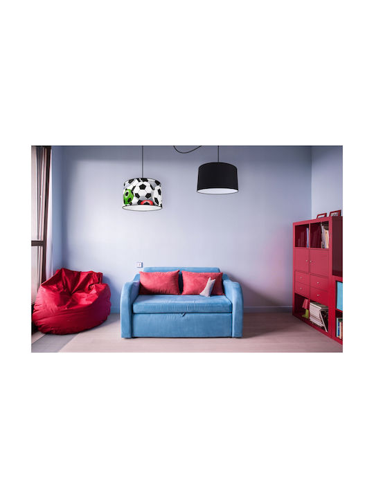Light Home Candelabru Lumină de tavan pentru copii Suspendata din metal cu suport pentru bec E27 Alb