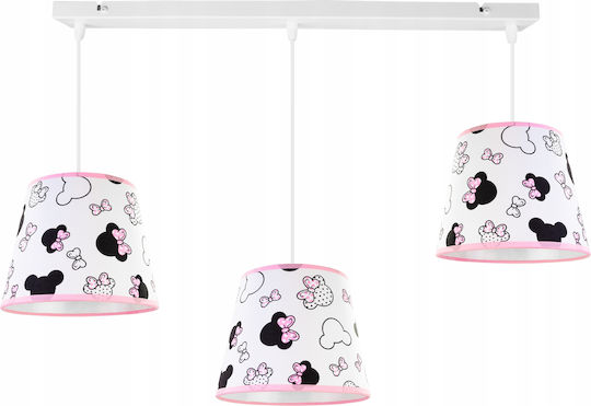 Light Home Kids Metallic / Fabric / Plastic Chandelier Ceiling Light E27 White 60W