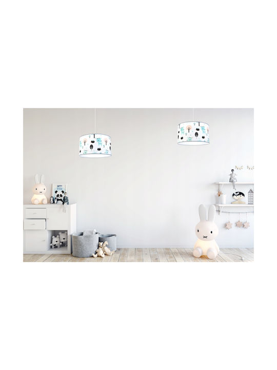 Light Home Μονόφωτο Παιδικό Φωτιστικό Κρεμαστό 60W με Υποδοχή E27 Λευκό