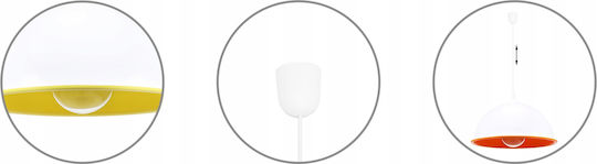 Light Home Μονόφωτο Παιδικό Φωτιστικό Κρεμαστό από Μέταλλο με Υποδοχή E27 Ροζ