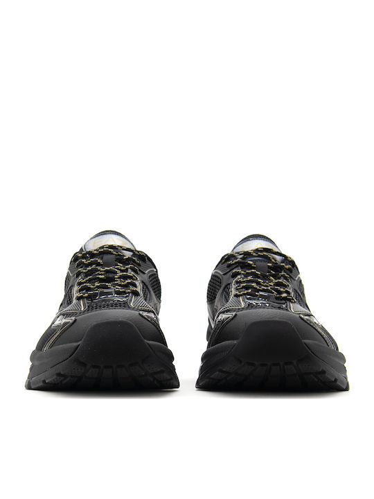Emporio Armani Predator S Sneakers Μαύρο-χρυσό