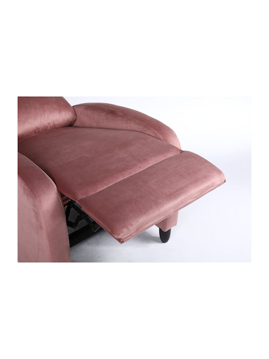 Atria Fotoliu Relax Catifelat Mărul putred 67.5x90x104cm