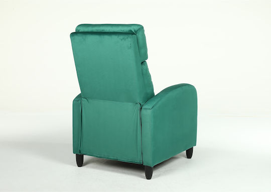 Atria Фотьойл Relax Кадифен Зелен 67.5x90x104см