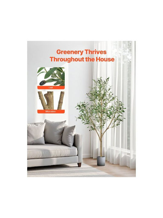 Vevor Tall Artificial Olive 150cm Potted Plant Home or Office Rzs5ftglsslx6a0m6001v0