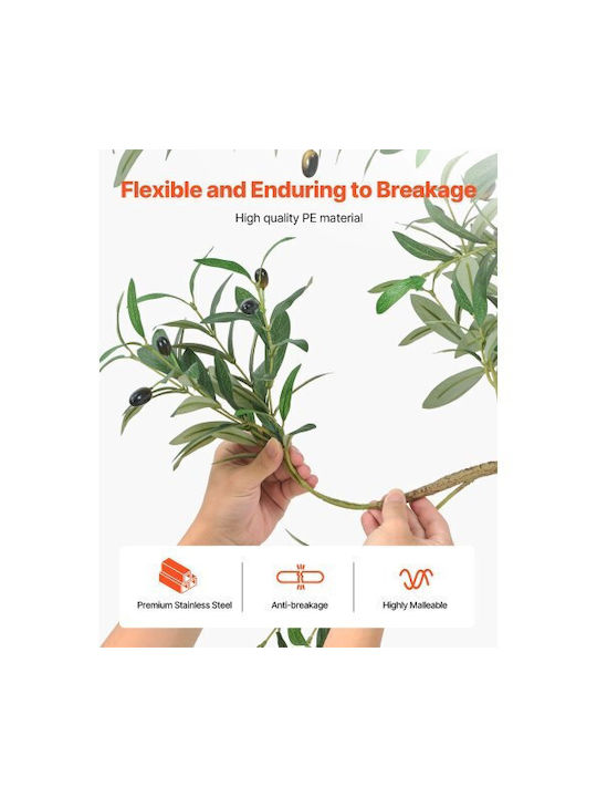 Vevor Tall Artificial Olive 150cm Potted Plant Home or Office Rzs5ftglsslx6a0m6001v0