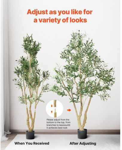 Vevor Artificial Olive 180cm Potted Plant Home or Office Rzs6ftglsslxm8jc0001v0