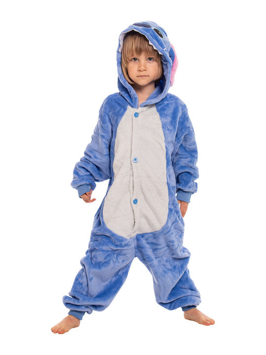 Kids' One-piece Pajamas Blue