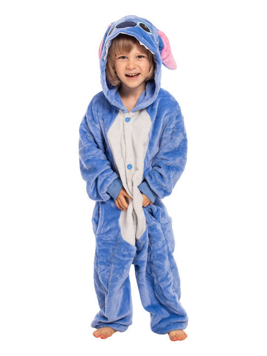 Kids' One-piece Pajamas Blue